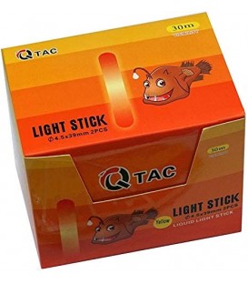 Q-Tac Knicklichter Angeln in Gelb 100 Stück (Liquid) bis 12h Brenndauer