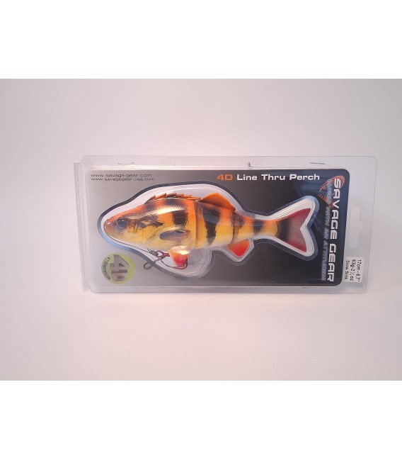 Savage Gear 4D Line Thru Perch 17cm 63g Hechtangeln Swimbait