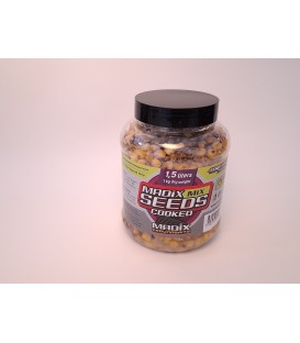 Madix gekochter 4-Saaten Mix 1,5l Partikel Angelfutter 5,95€/ kg