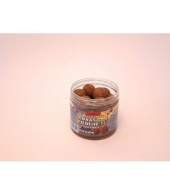 Madix 20mm lösliche Boilies in Dip instant Karpfenangeln 38,07€/Kg