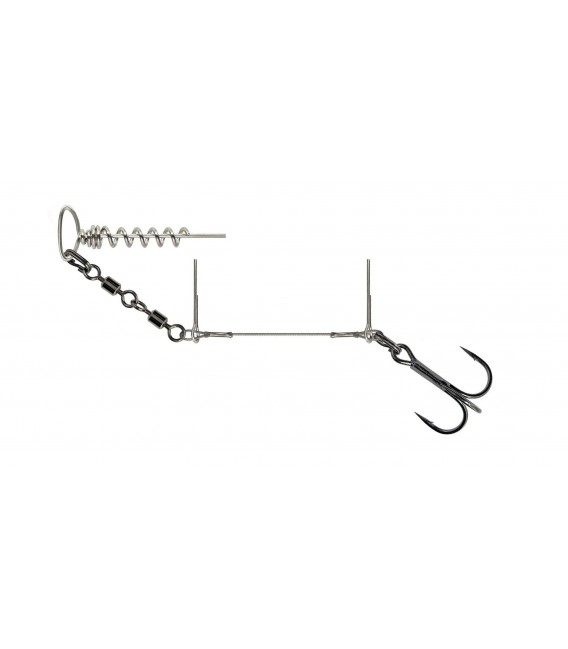 Savage Gear Spin Rigs Spirale Screw Shallow Rig Hechtangeln