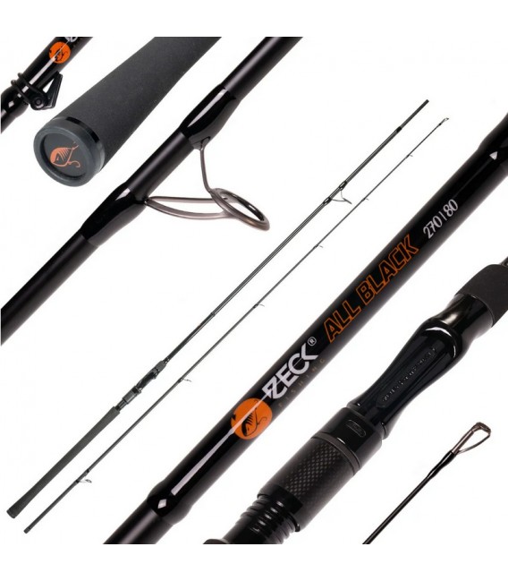 Zeck All Black Spinnrute versch. Ausführungen Hecht,Barsch,Zander,Raubfisch